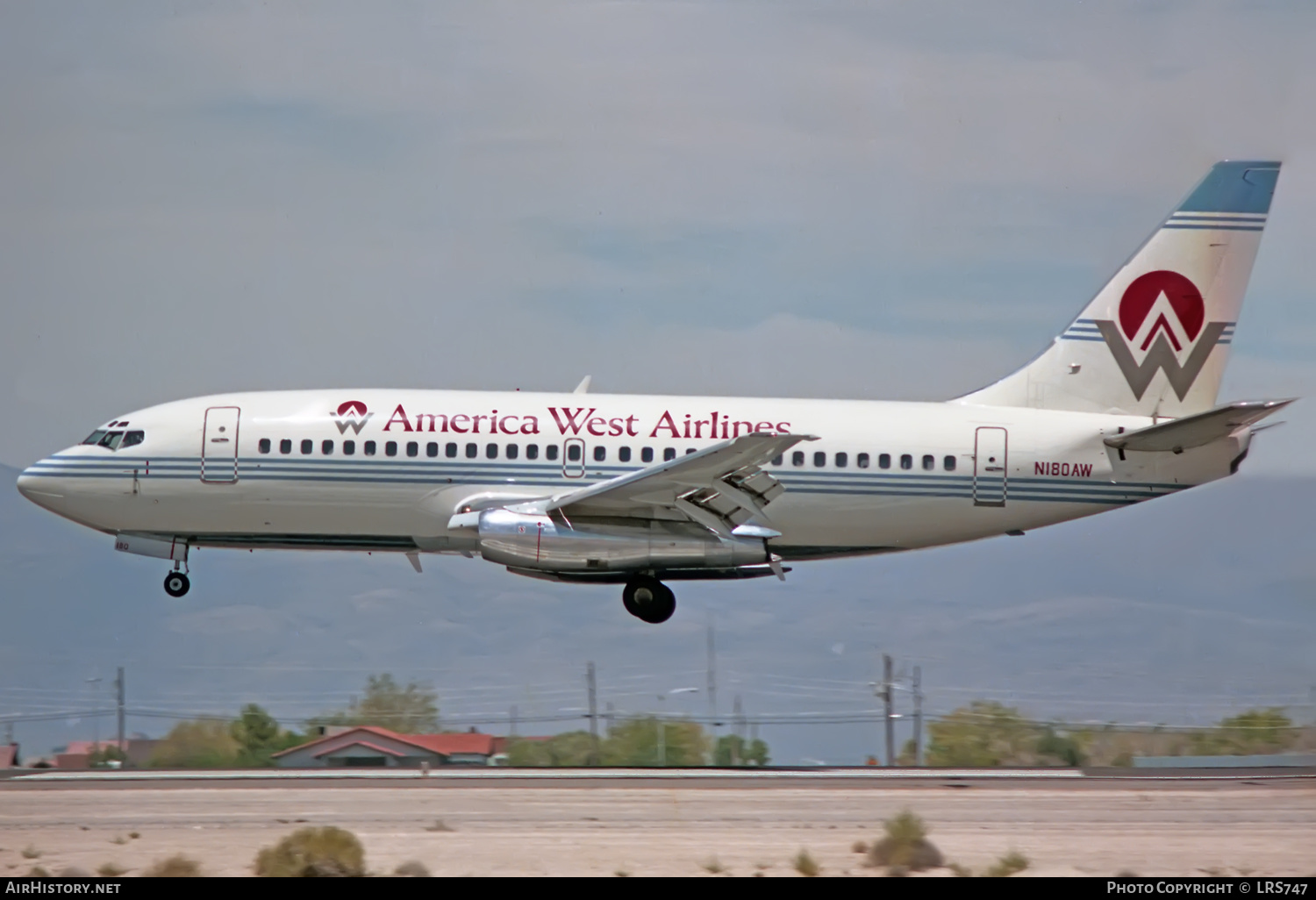 Aircraft Photo of N180AW | Boeing 737-277/Adv | America West Airlines | AirHistory.net #363333