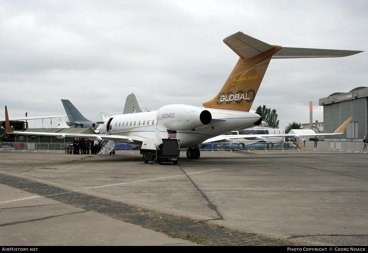 Aircraft Photo of N224GX | Bombardier Global 5000 (BD-700-1A11) | AirHistory.net #363365