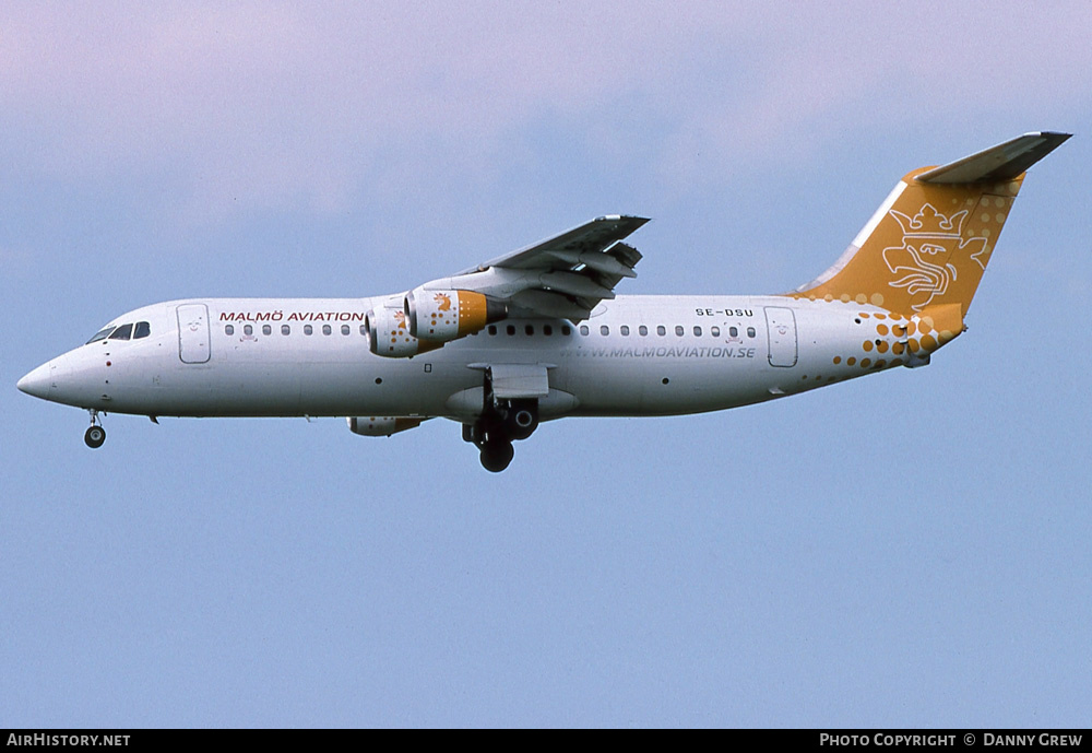 Aircraft Photo of SE-DSU | British Aerospace Avro 146-RJ100 | Malmö Aviation | AirHistory.net #363406