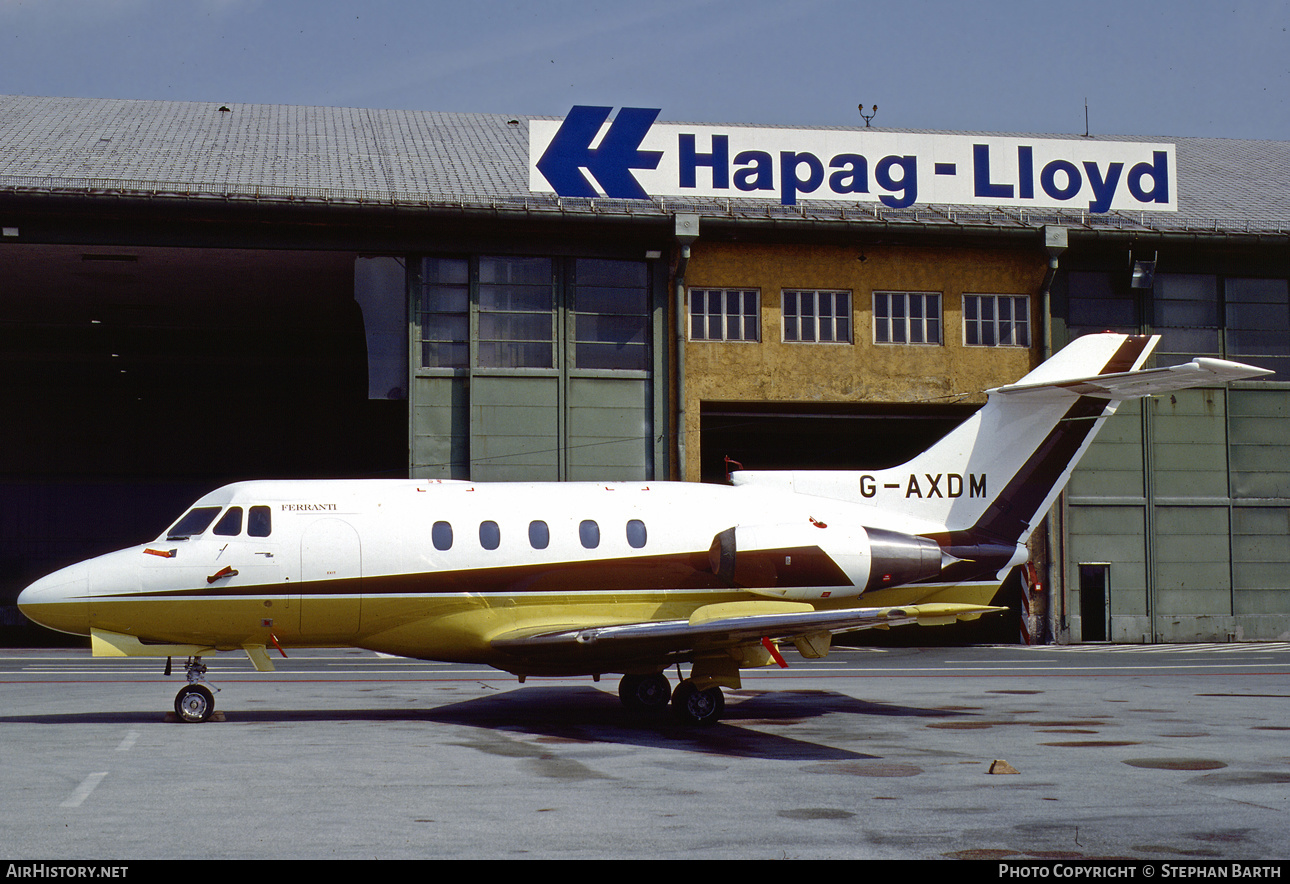Aircraft Photo of G-AXDM | Hawker Siddeley HS-125-403B | Ferranti | AirHistory.net #363407