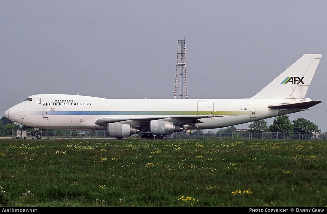 Aircraft Photo of G-GAFX / N218BA | Boeing 747-245F/SCD | Airfreight Express - AFX | AirHistory.net #363441