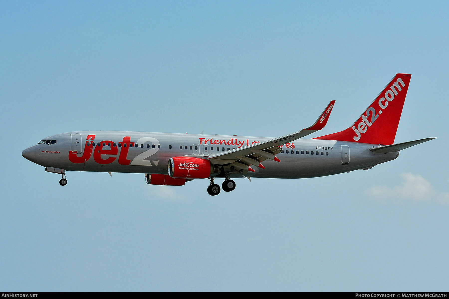 Aircraft Photo of G-GDFV | Boeing 737-85F | Jet2 | AirHistory.net #363446