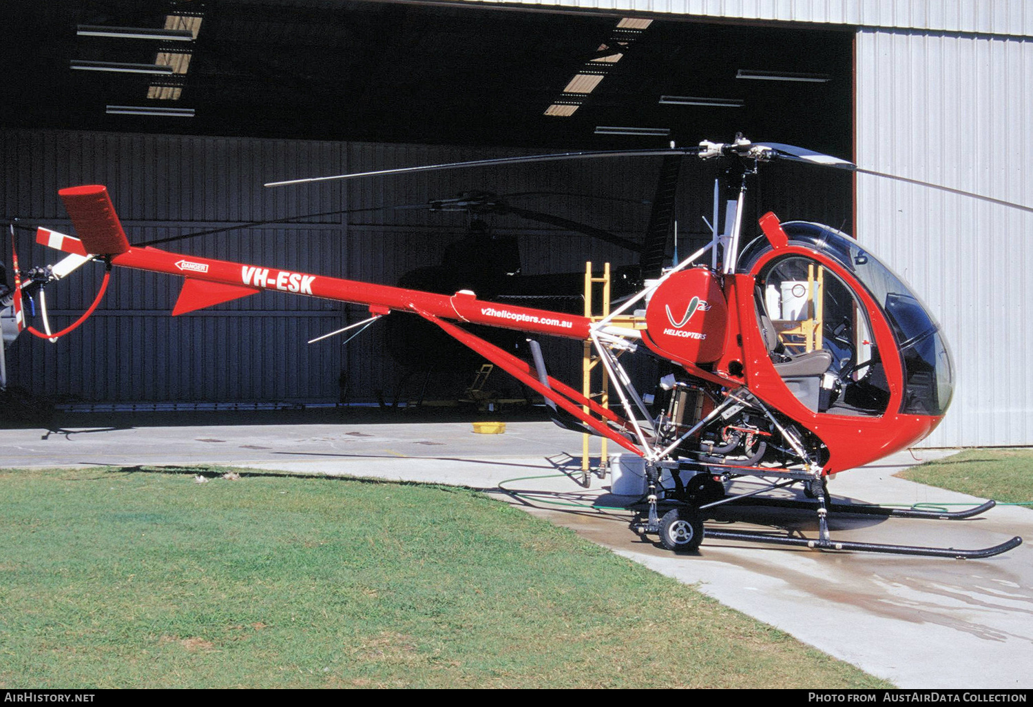 Aircraft Photo of VH-ESK | Schweizer 269C-1 (300CB) | V2 Helicopters | AirHistory.net #363461