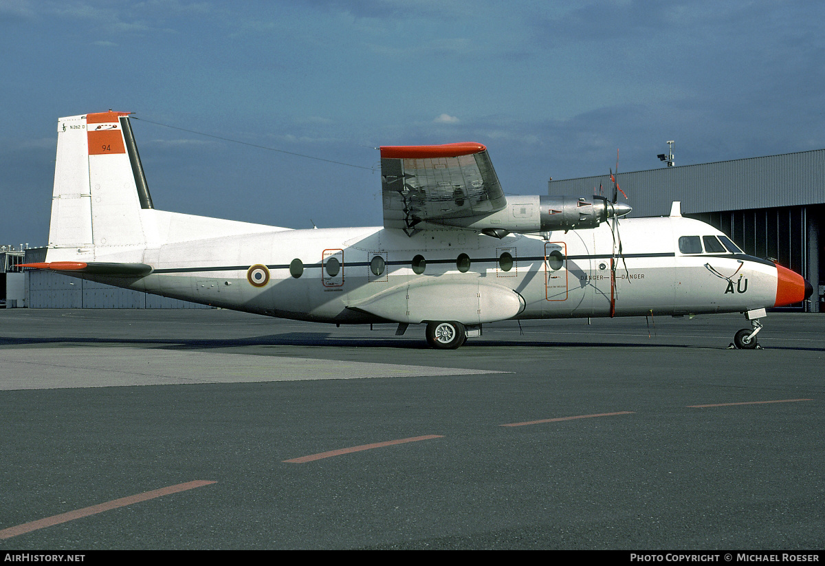 Aircraft Photo of 94 | Aerospatiale N-262D-51 Fregate | France - Air Force | AirHistory.net #363470