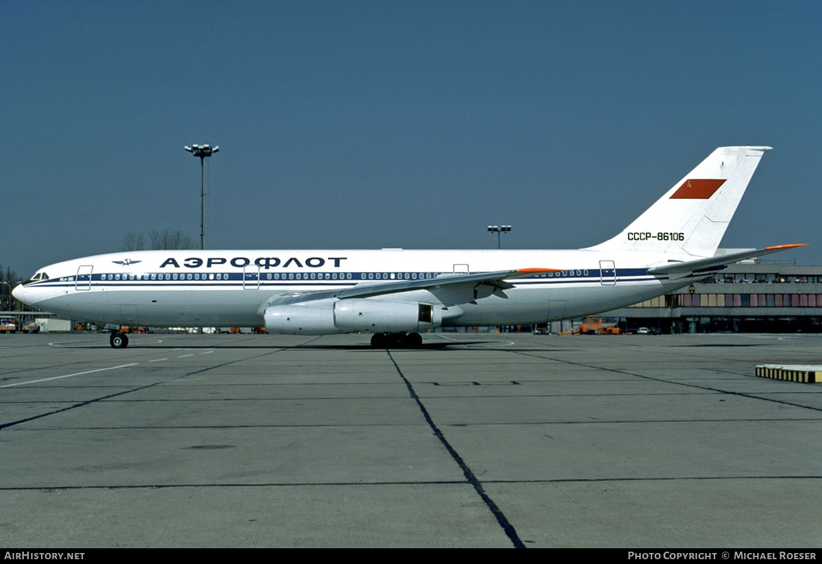 Aircraft Photo of CCCP-86106 | Ilyushin Il-86 | Aeroflot | AirHistory.net #363475