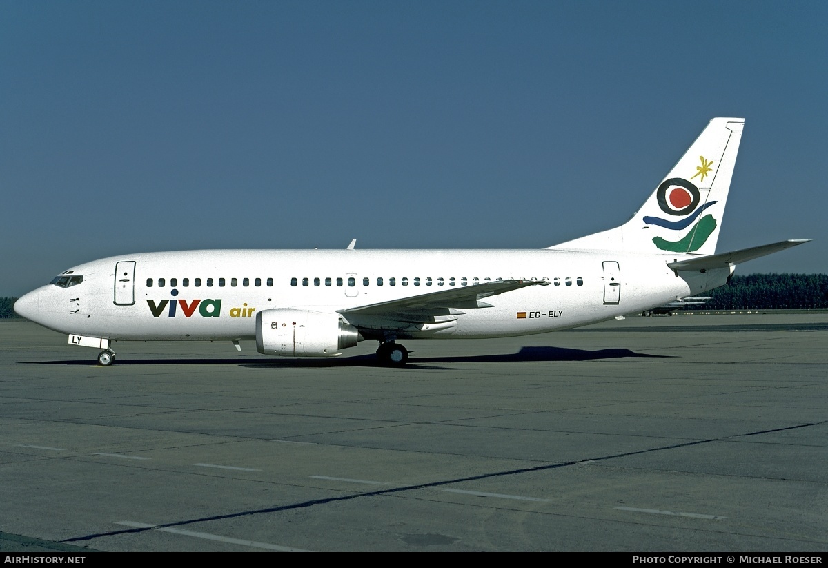 Aircraft Photo of EC-ELY | Boeing 737-3K9 | Viva Air | AirHistory.net #363476