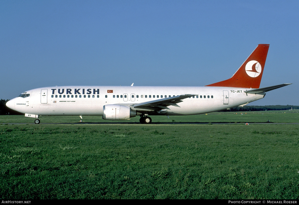 Aircraft Photo of TC-JET | Boeing 737-4Y0 | Turkish Airlines | AirHistory.net #363478