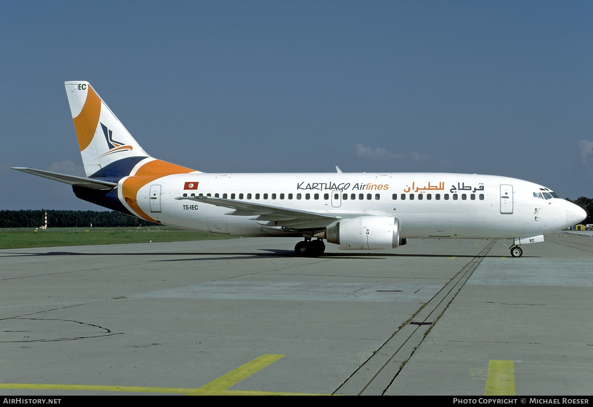 Aircraft Photo of TS-IEC | Boeing 737-33A | Karthago Airlines | AirHistory.net #363479