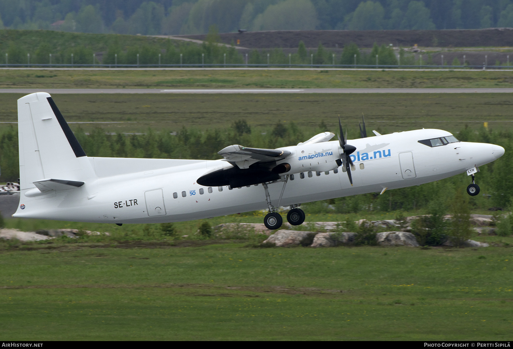 Aircraft Photo of SE-LTR | Fokker 50 | Amapola Flyg | AirHistory.net #363487