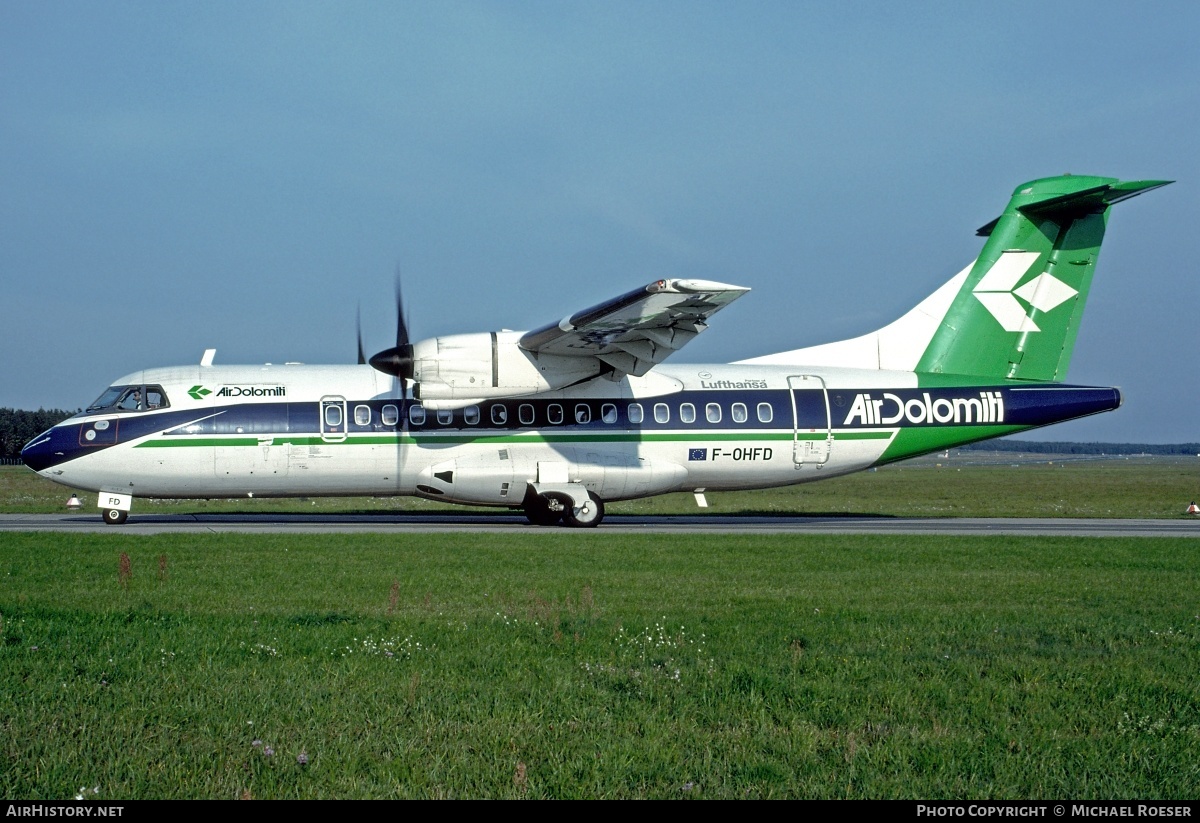 Aircraft Photo of F-OHFD | ATR ATR-42-320 | Air Dolomiti | AirHistory.net #363488