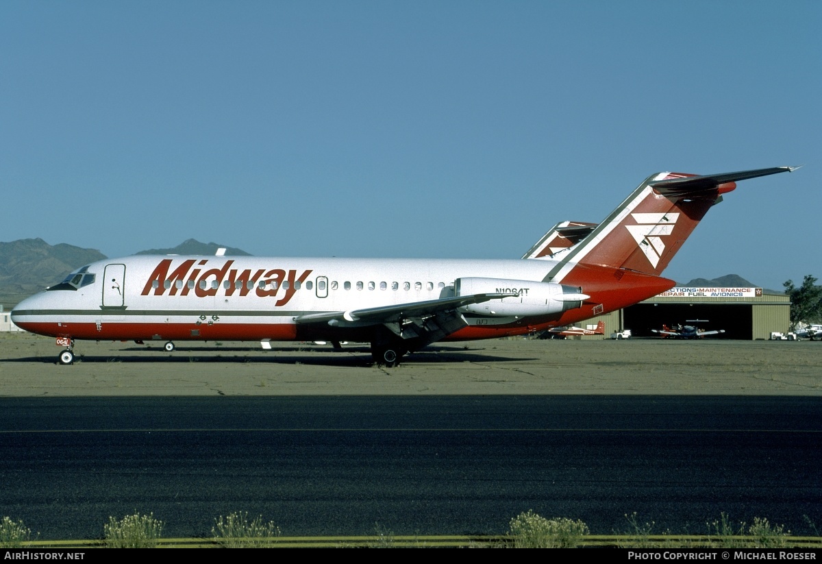 Aircraft Photo of N1064T | Douglas DC-9-15 | Midway Airlines | AirHistory.net #363500