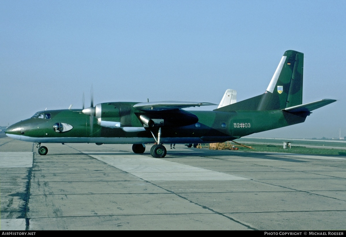 Aircraft Photo of 5203 | Antonov An-26T | Germany - Air Force | AirHistory.net #363521