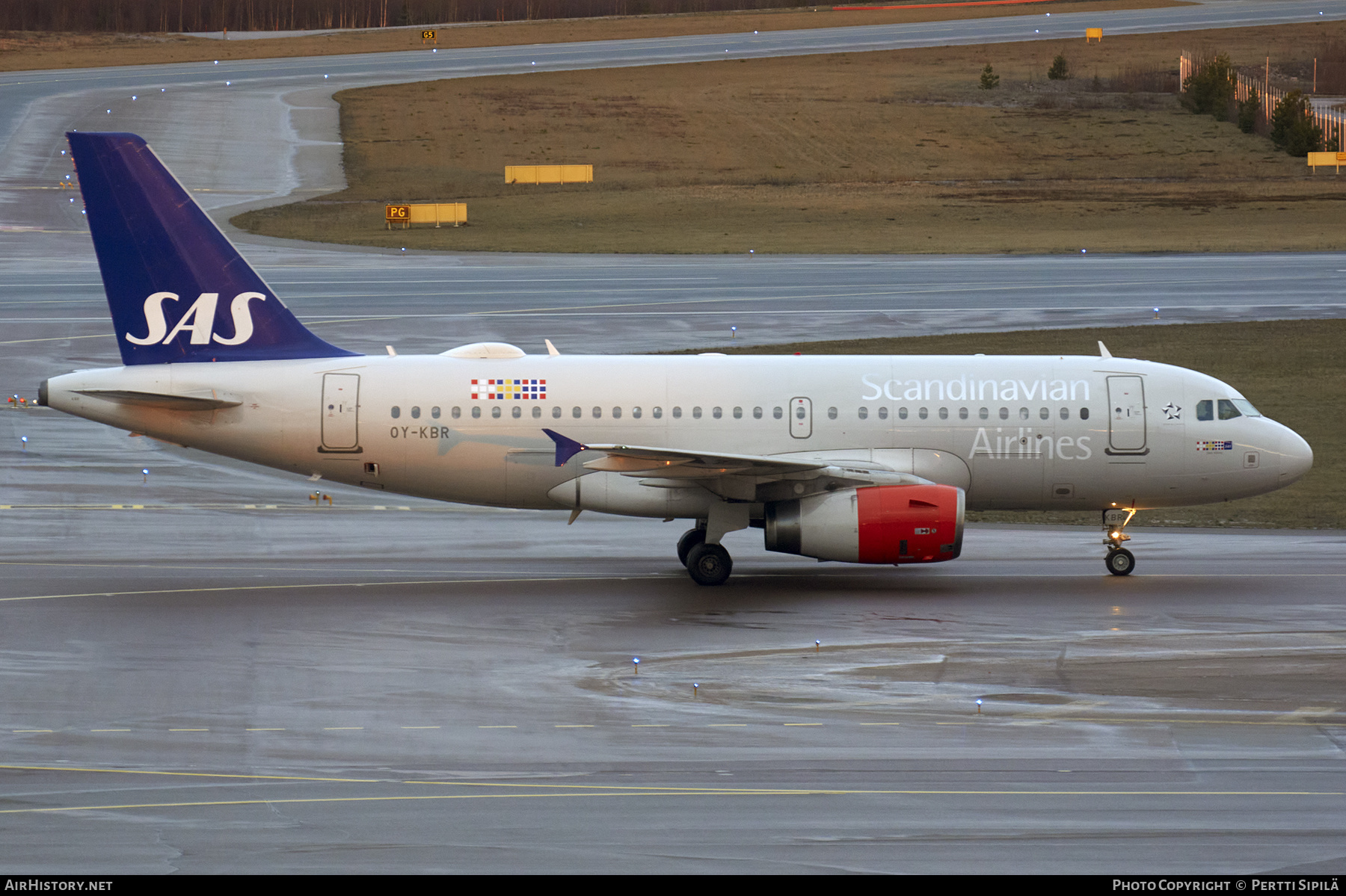 Aircraft Photo of OY-KBR | Airbus A319-131 | Scandinavian Airlines - SAS | AirHistory.net #363553