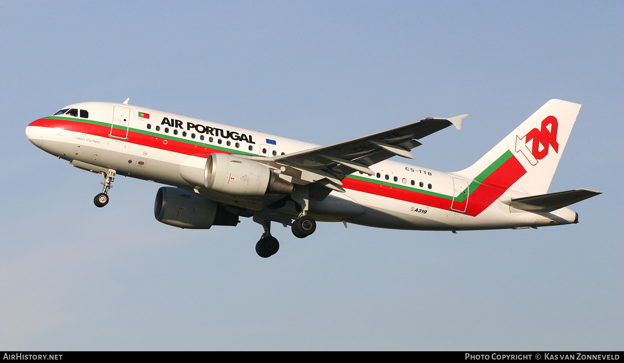 Aircraft Photo of CS-TTB | Airbus A319-111 | TAP Air Portugal | AirHistory.net #363569