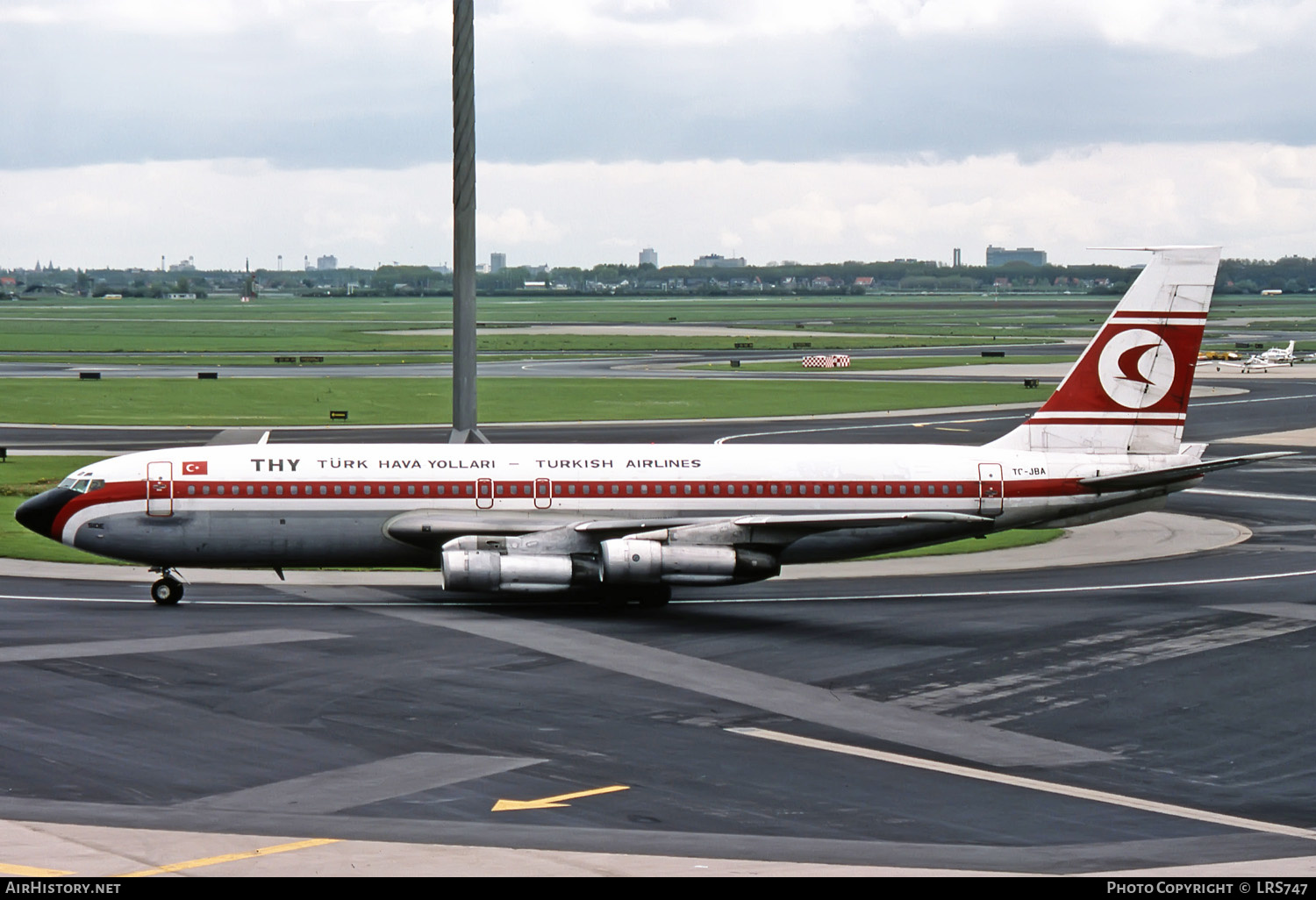 Aircraft Photo of TC-JBA | Boeing 707-121(B) | THY Türk Hava Yolları - Turkish Airlines | AirHistory.net #363573