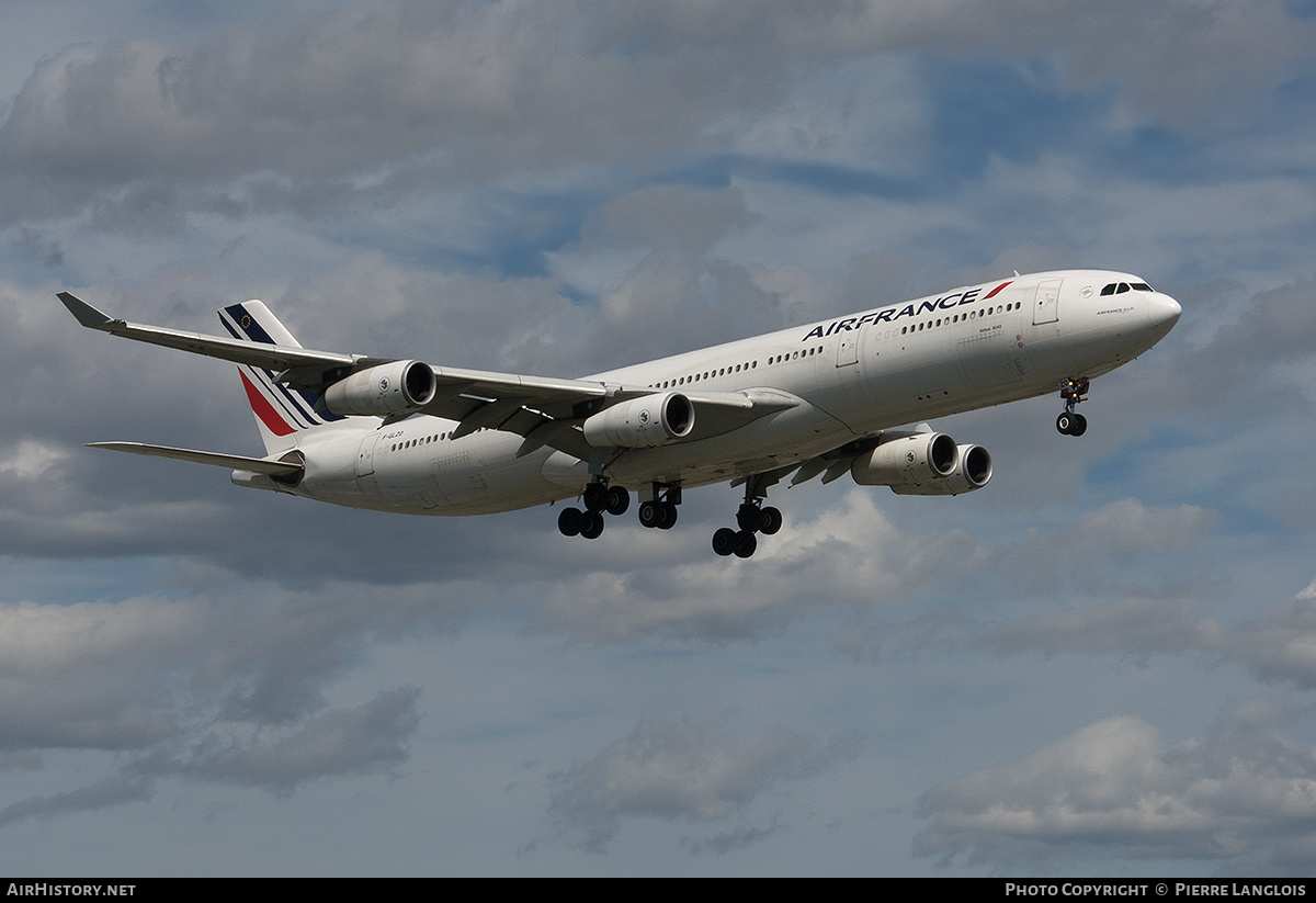 Aircraft Photo of F-GLZO | Airbus A340-313X | Air France | AirHistory.net #363589
