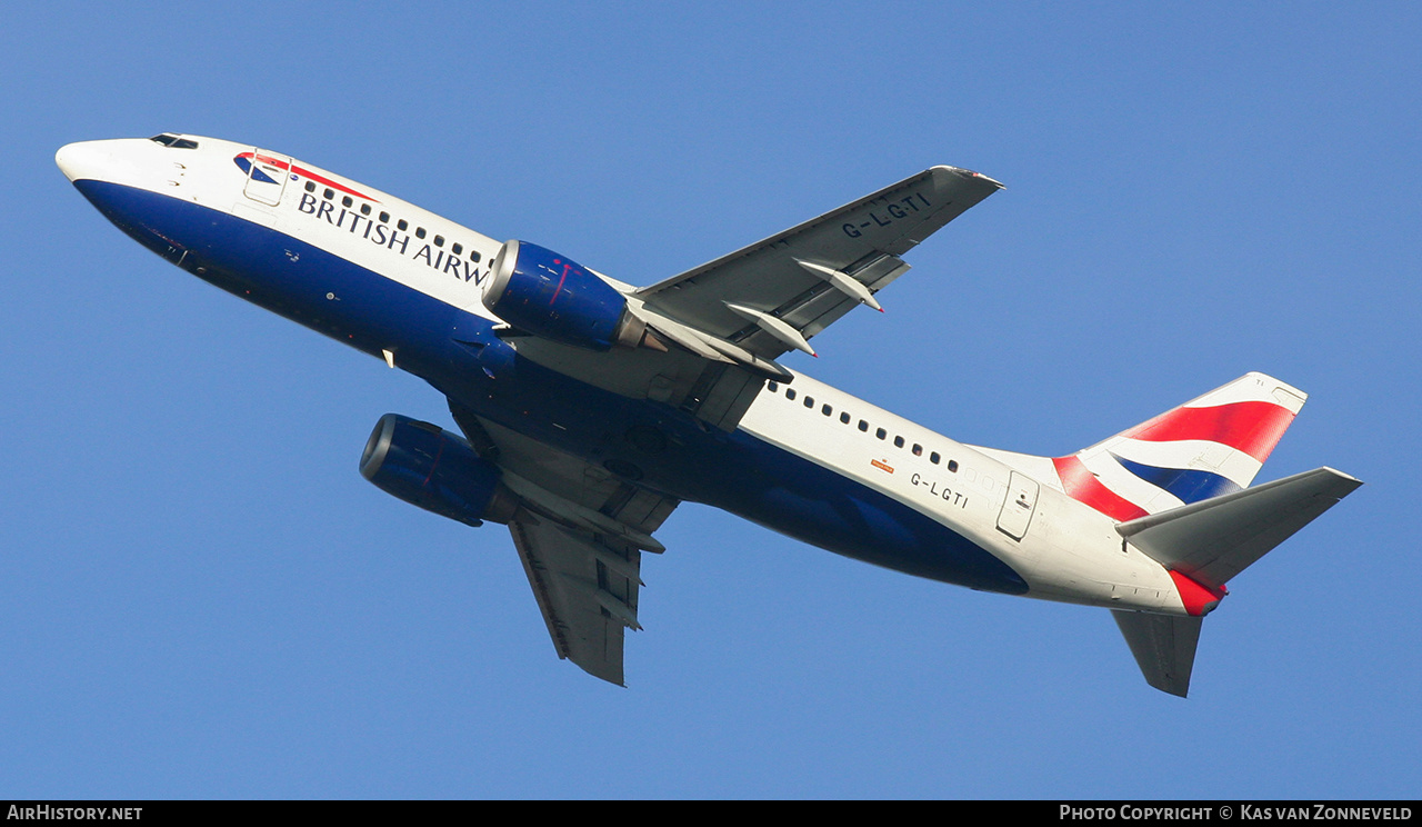 Aircraft Photo of G-LGTI | Boeing 737-3Y0 | British Airways | AirHistory.net #363593