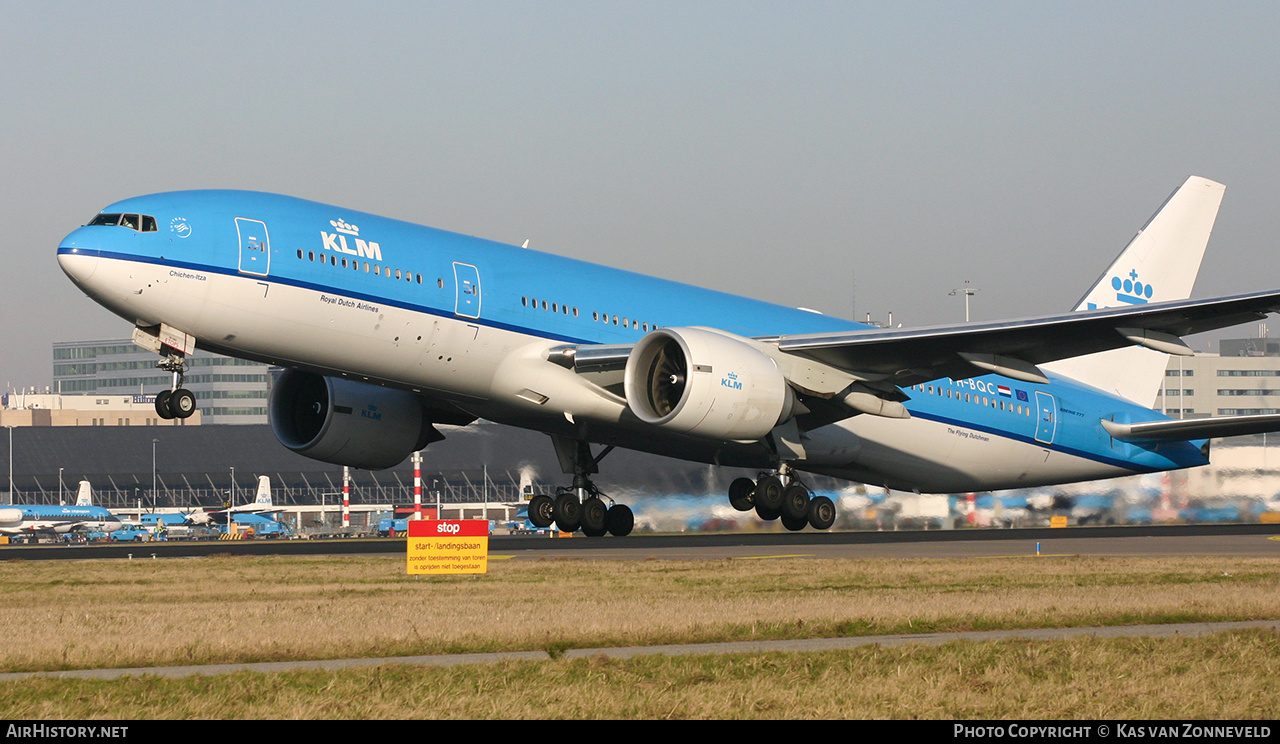 Aircraft Photo of PH-BQC | Boeing 777-206/ER | KLM - Royal Dutch Airlines | AirHistory.net #363595