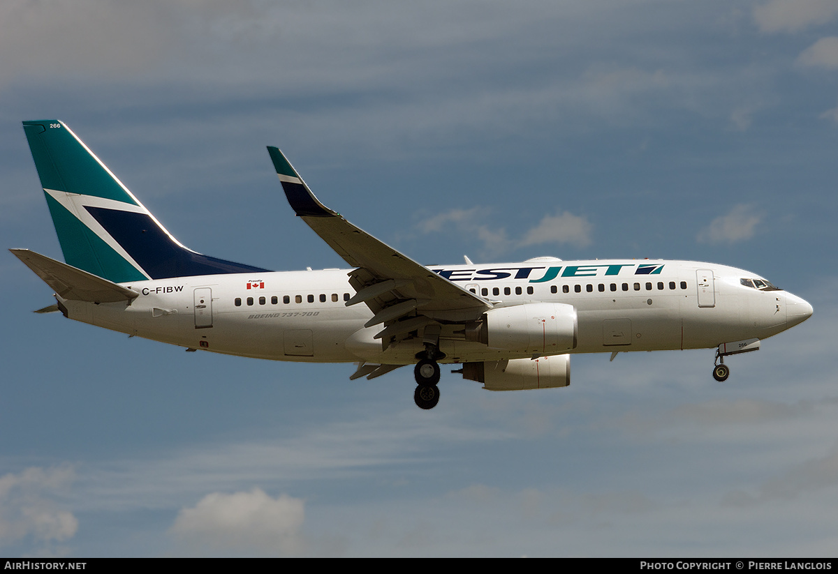 Aircraft Photo of C-FIBW | Boeing 737-7CT | WestJet | AirHistory.net #363610