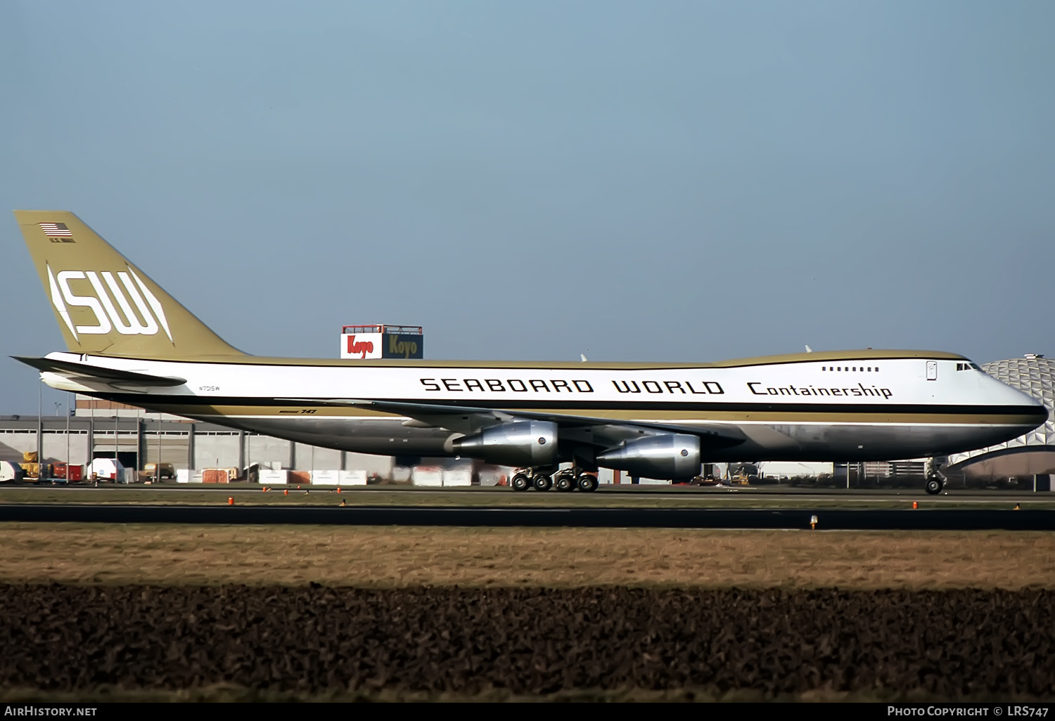 Aircraft Photo of N701SW | Boeing 747-245F/SCD | Seaboard World Airlines | AirHistory.net #363627