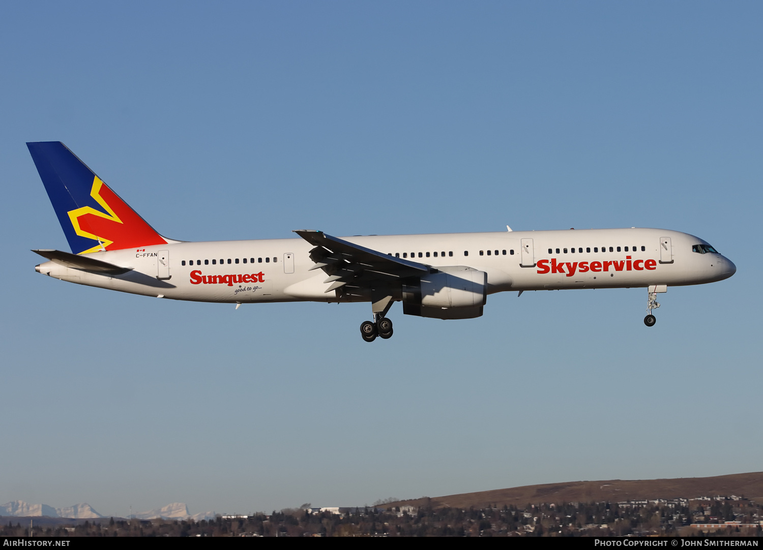 Aircraft Photo of C-FFAN | Boeing 757-21K | Skyservice Airlines | AirHistory.net #363629
