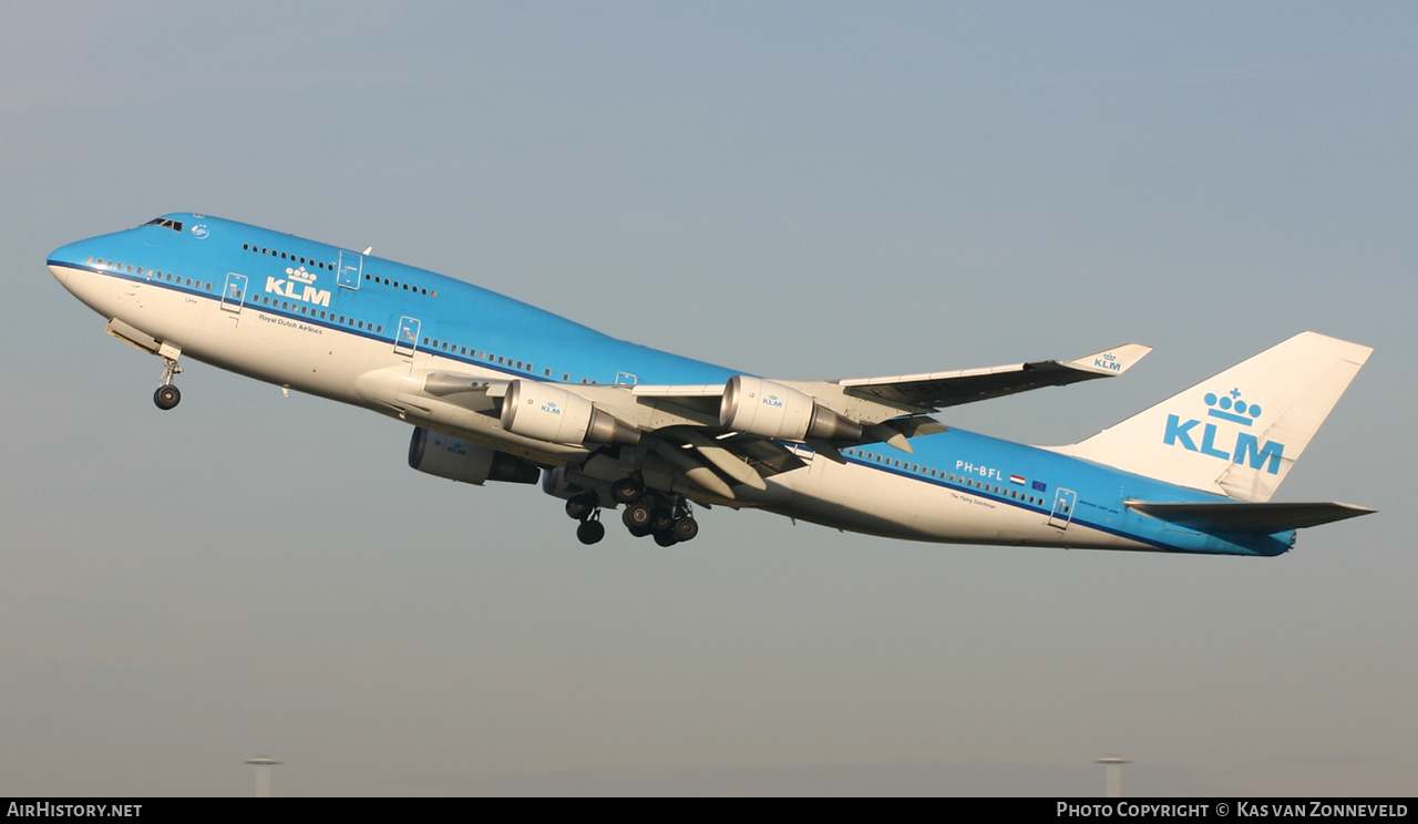 Aircraft Photo of PH-BFL | Boeing 747-406 | KLM - Royal Dutch Airlines | AirHistory.net #363633