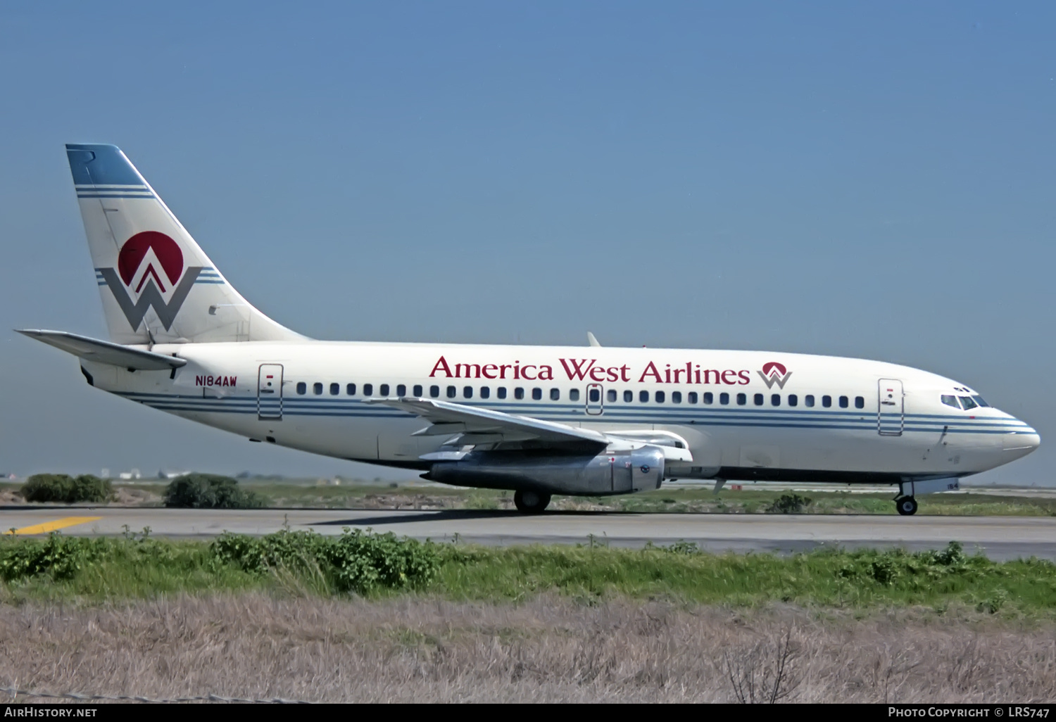 Aircraft Photo of N184AW | Boeing 737-277/Adv | America West Airlines | AirHistory.net #363637