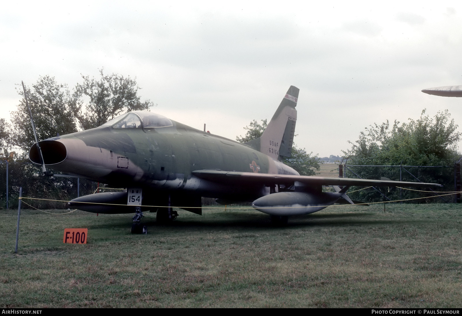 Aircraft Photo of 56-3154 / 63154 | North American F-100D Super Sabre | USA - Air Force | AirHistory.net #363678