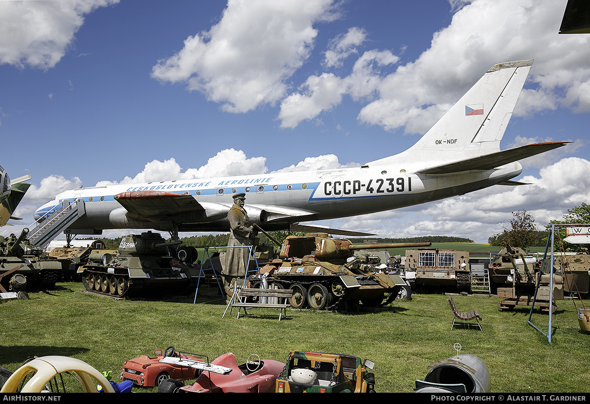 Aircraft Photo of OK-NDF / CCCP-42391 | Tupolev Tu-104A | ČSA - Československé Aerolinie - Czechoslovak Airlines | AirHistory.net #363695