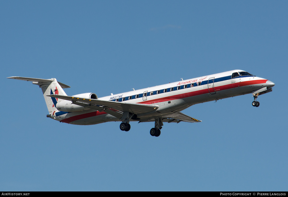 Aircraft Photo of N827AE | Embraer ERJ-140LR (EMB-135KL) | American Eagle | AirHistory.net #363705