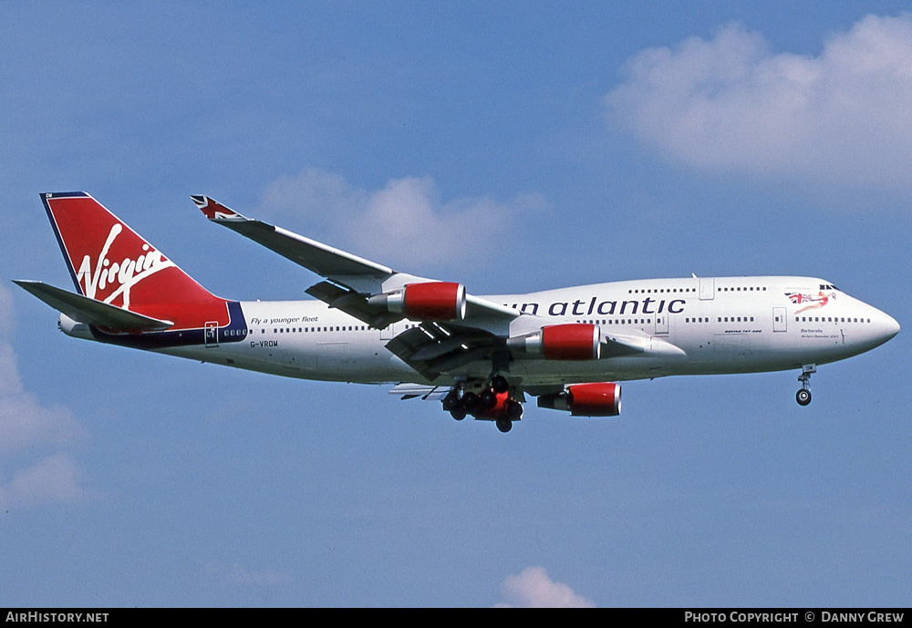 Aircraft Photo of G-VROM | Boeing 747-443 | Virgin Atlantic Airways | AirHistory.net #363714
