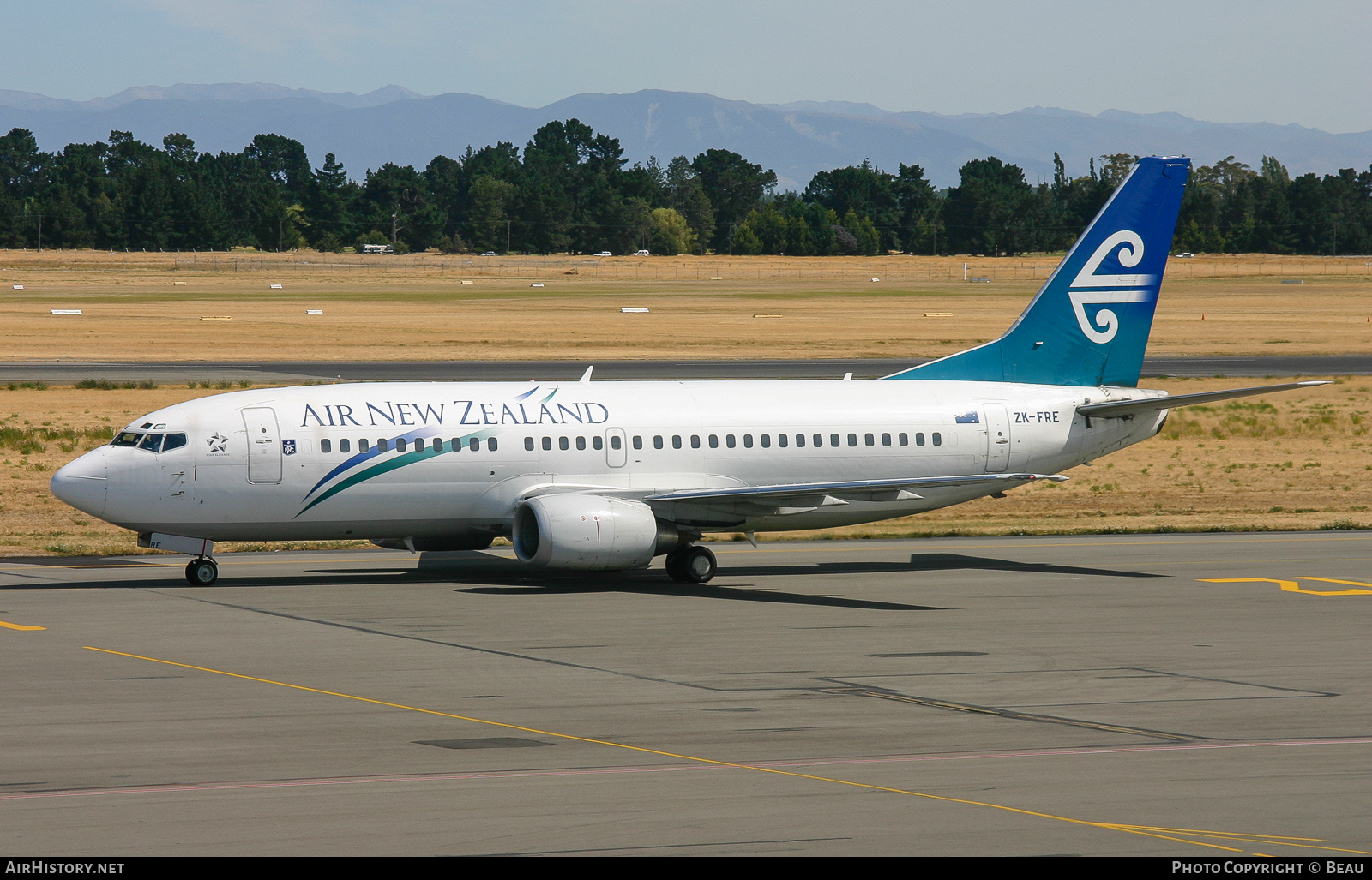 Aircraft Photo of ZK-FRE | Boeing 737-3U3 | Air New Zealand | AirHistory.net #363718