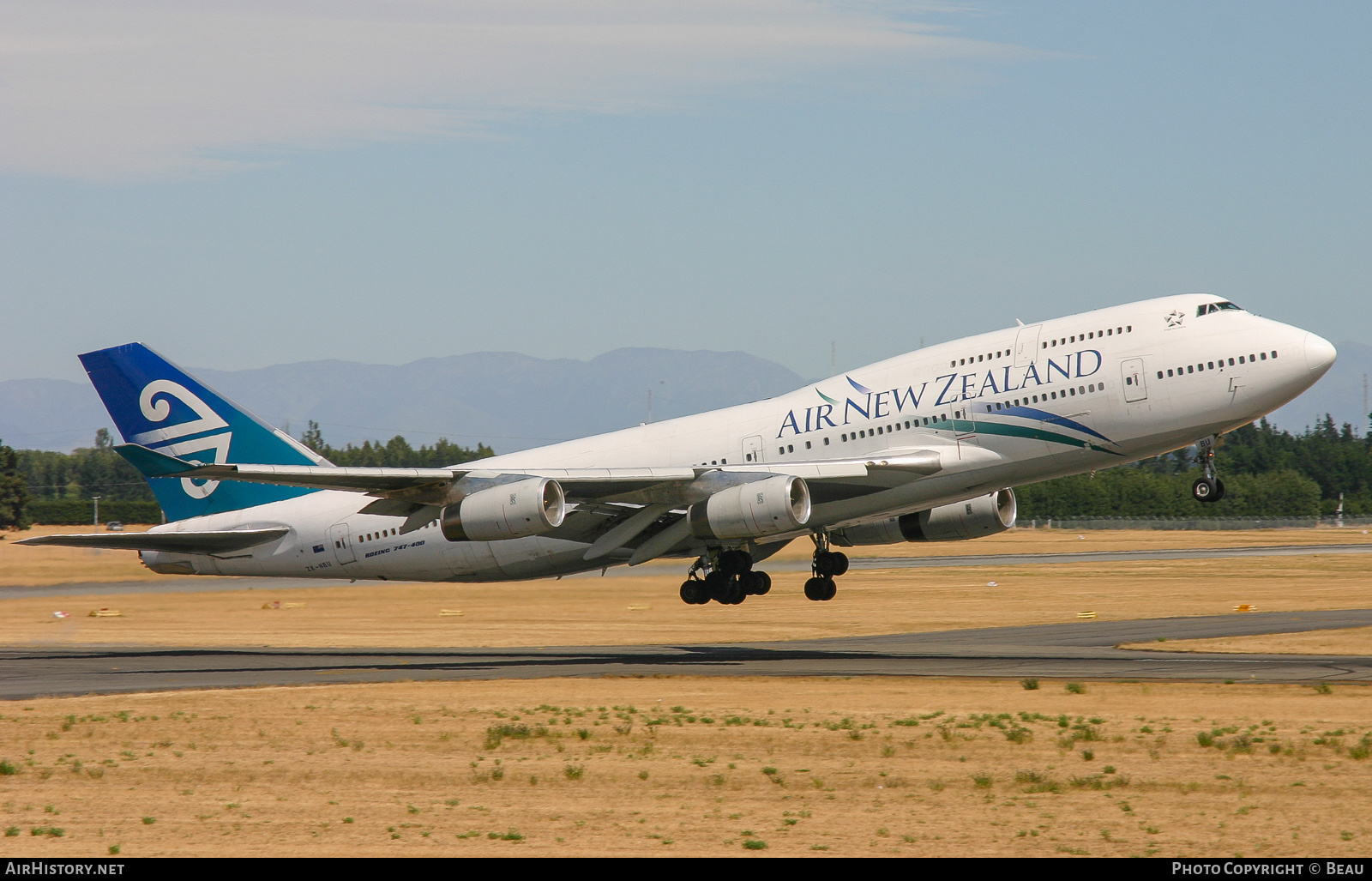 Aircraft Photo of ZK-NBU | Boeing 747-419 | Air New Zealand | AirHistory.net #363719