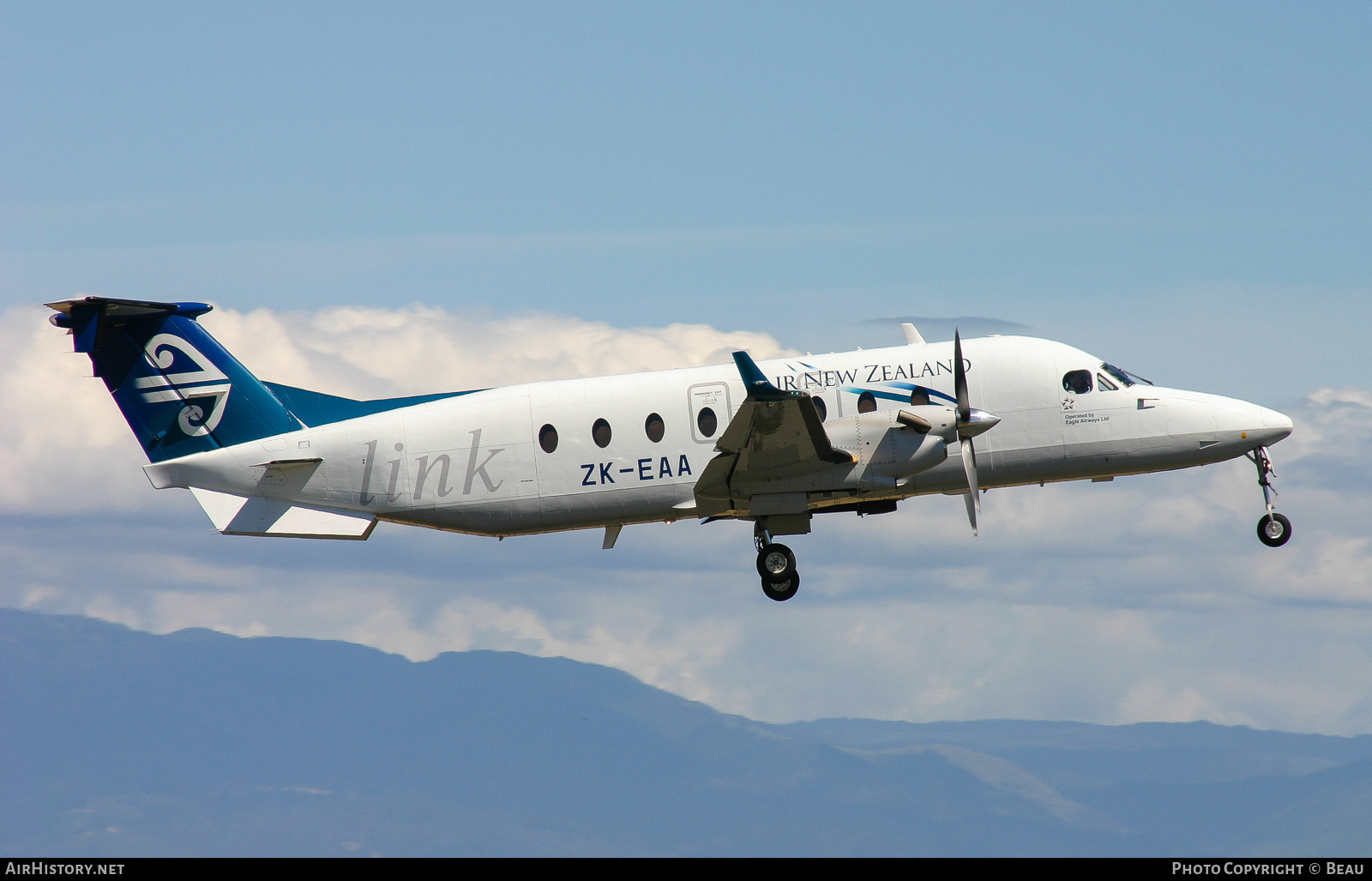 Aircraft Photo of ZK-EAA | Raytheon 1900D | Air New Zealand Link | AirHistory.net #363740