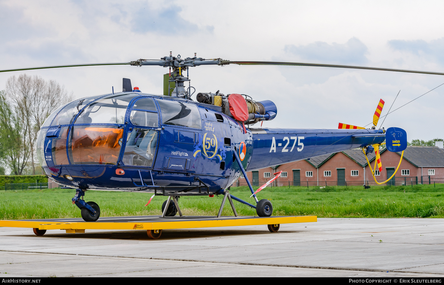 Aircraft Photo of A-275 | Sud SA-316B Alouette III | Netherlands - Air Force | AirHistory.net #363742