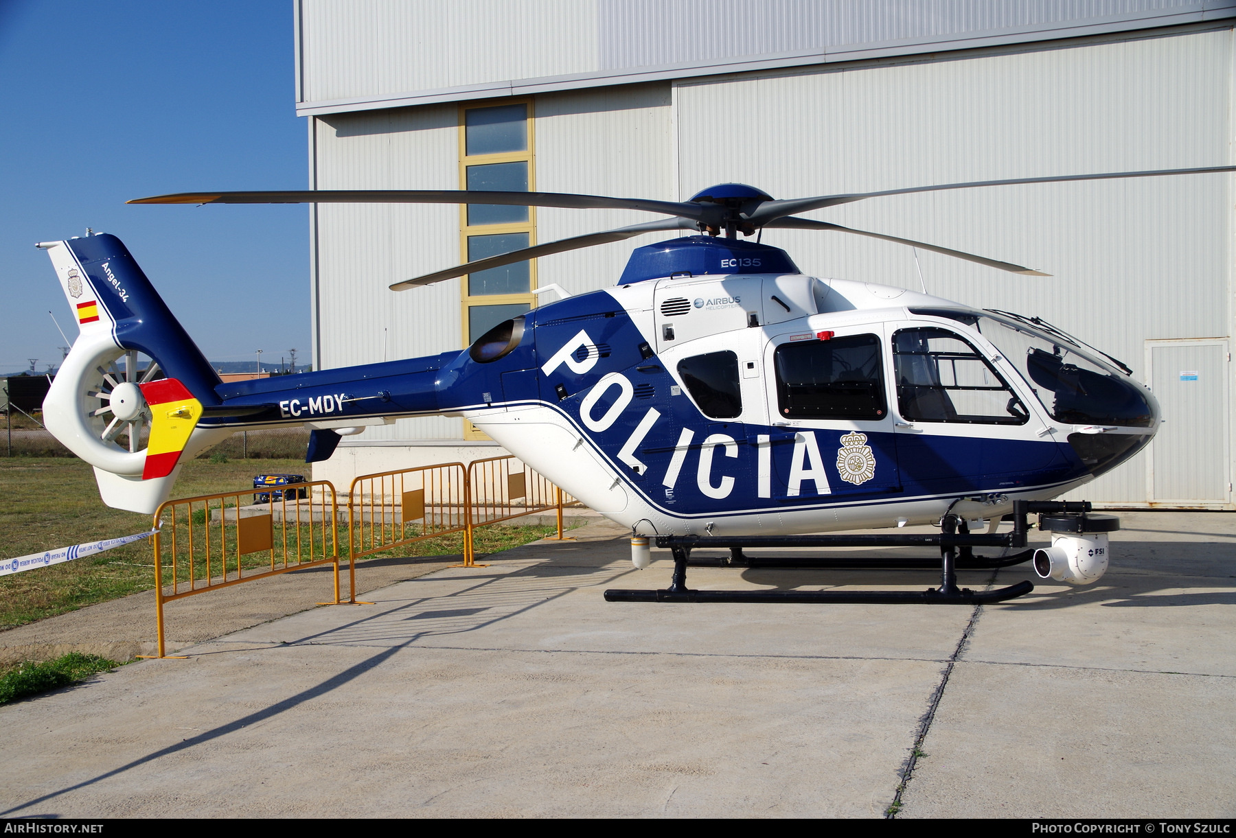 Aircraft Photo of EC-MDY | Airbus Helicopters H-135P-2+ | Policía | AirHistory.net #363745