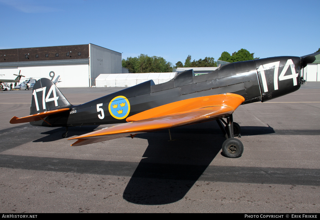 Aircraft Photo of SE-BPU / 5060 | Klemm Sk15A (Kl 35D) | Sweden - Air Force | AirHistory.net #363752