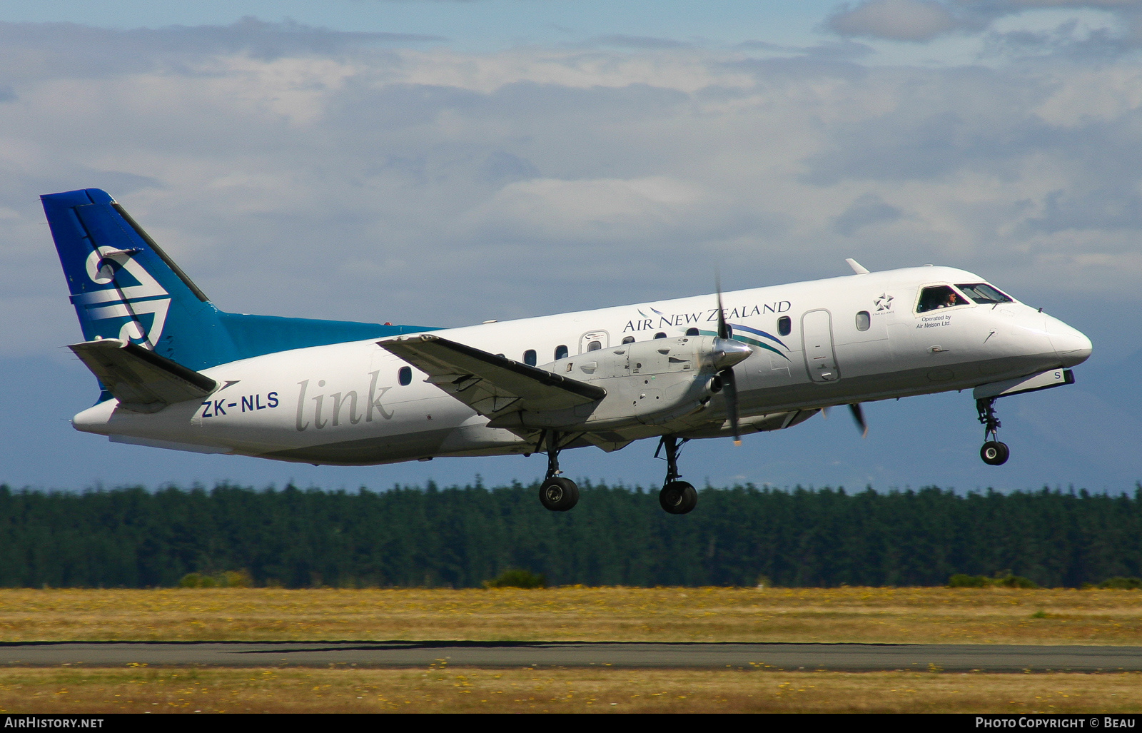 Aircraft Photo of ZK-NLS | Saab 340A | Air New Zealand Link | AirHistory.net #363753