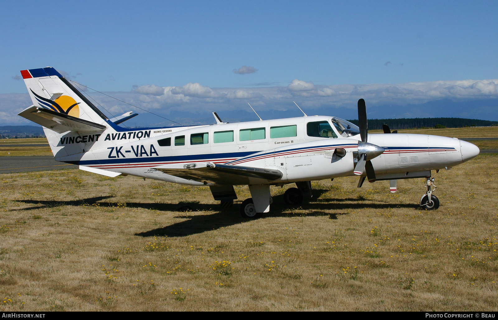 Aircraft Photo of ZK-VAA | Reims F406 Caravan II | Vincent Aviation | AirHistory.net #363760