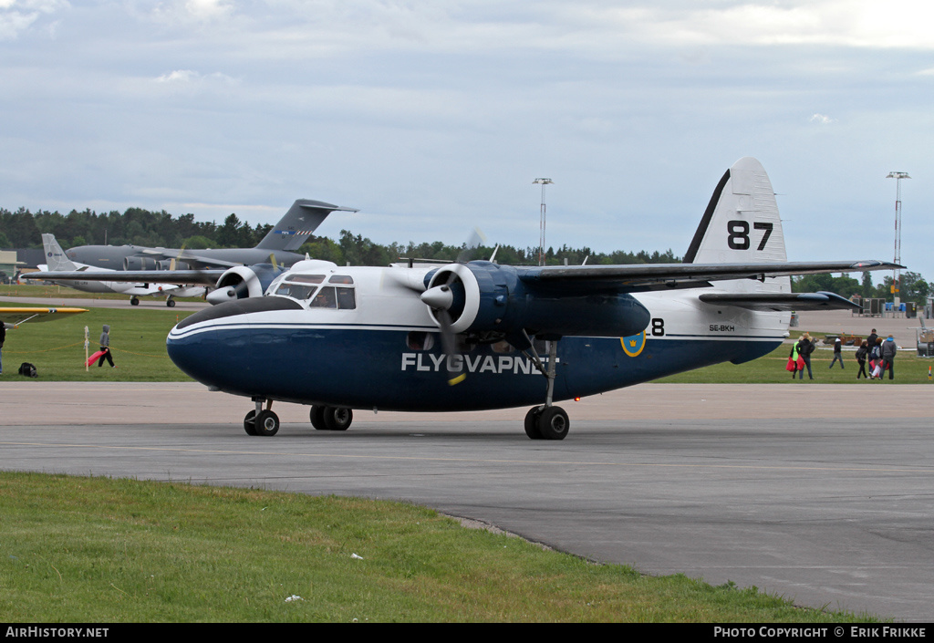 Aircraft Photo of SE-BKH / 8-87 | Hunting P.66 Pembroke C.1 | Sweden - Air Force | AirHistory.net #363761