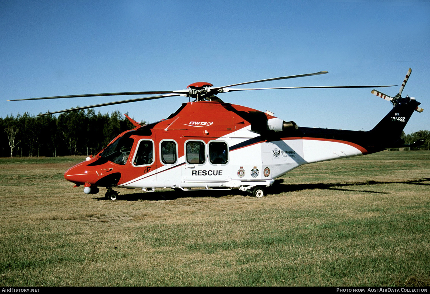 Aircraft Photo of VH-ESZ | AgustaWestland AW-139 | Queensland Government | AirHistory.net #363786