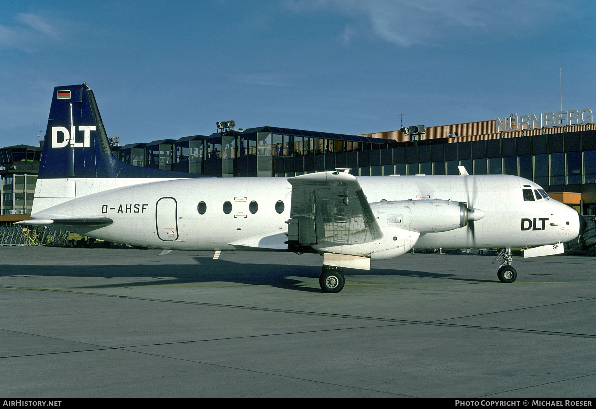 Aircraft Photo of D-AHSF | British Aerospace BAe-748 Srs2B/378 | DLT - Deutsche Luftverkehrsgesellschaft | AirHistory.net #363807