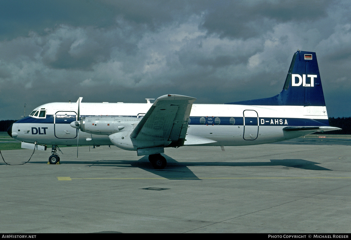 Aircraft Photo of D-AHSA | British Aerospace BAe-748 Srs2B/378 | DLT - Deutsche Luftverkehrsgesellschaft | AirHistory.net #363831