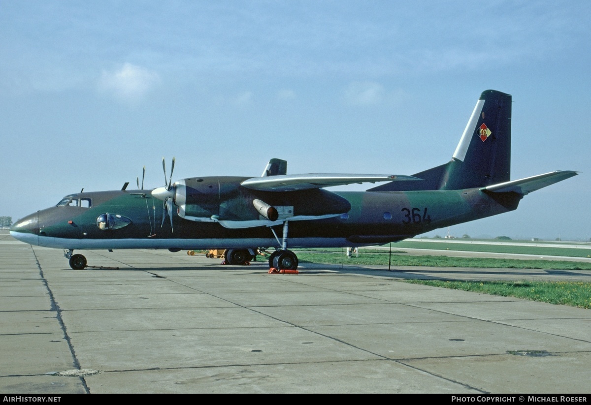 Aircraft Photo of 364 | Antonov An-26T | East Germany - Air Force | AirHistory.net #363836