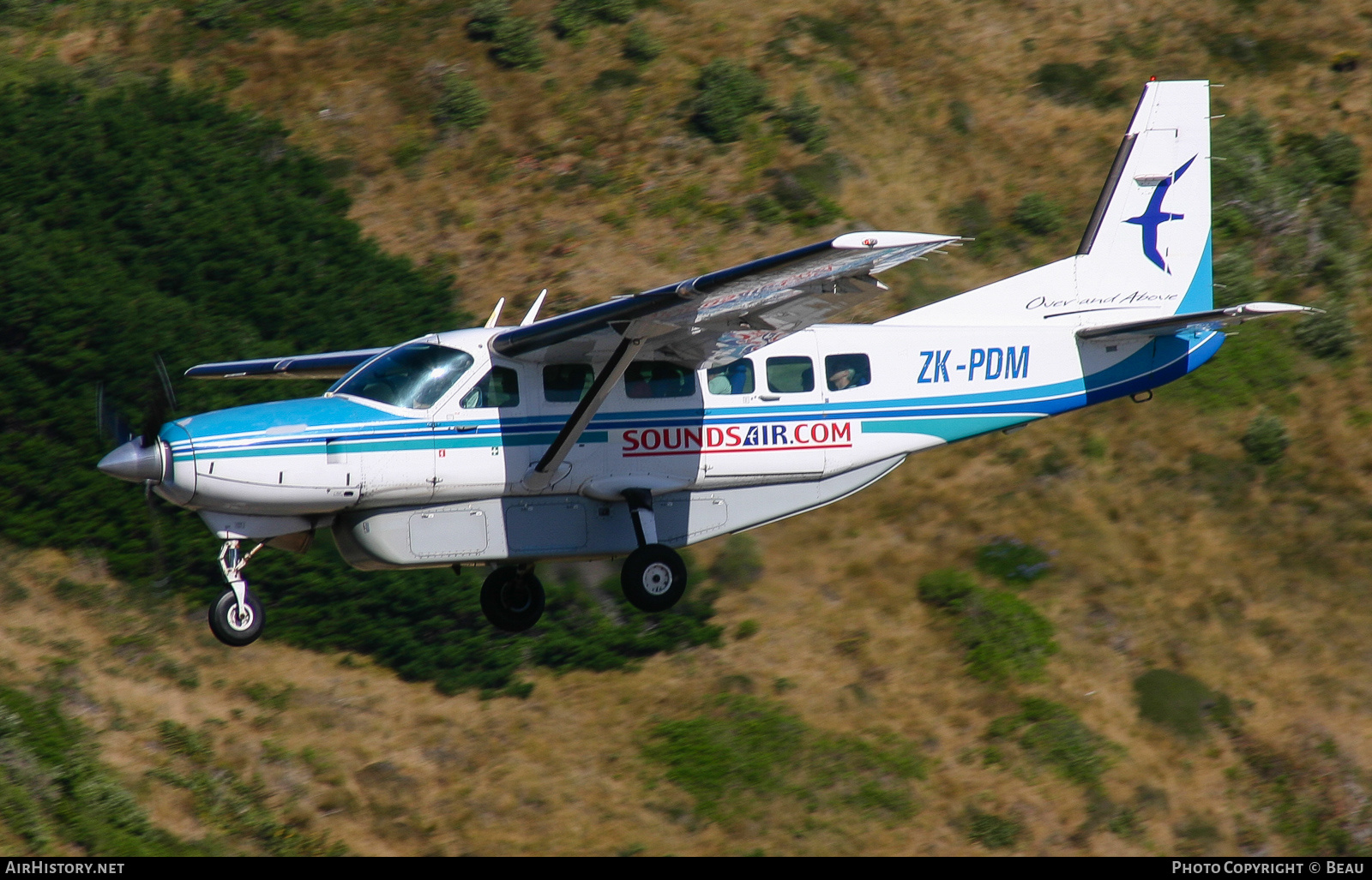 Aircraft Photo of ZK-PDM | Cessna 208 Caravan I | Sounds Air | AirHistory.net #363849