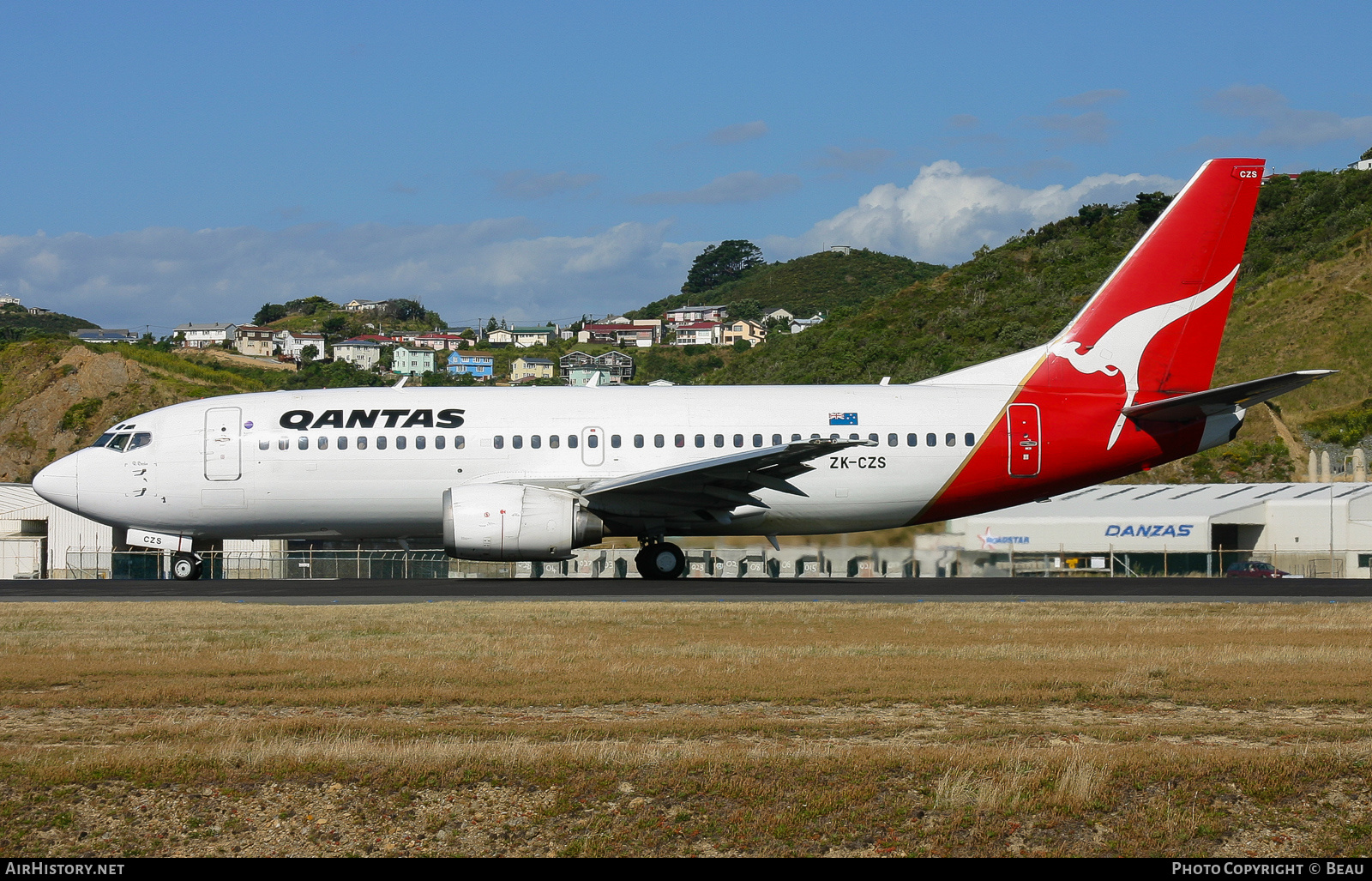 Aircraft Photo of ZK-CZS | Boeing 737-33A | Qantas | AirHistory.net #363850