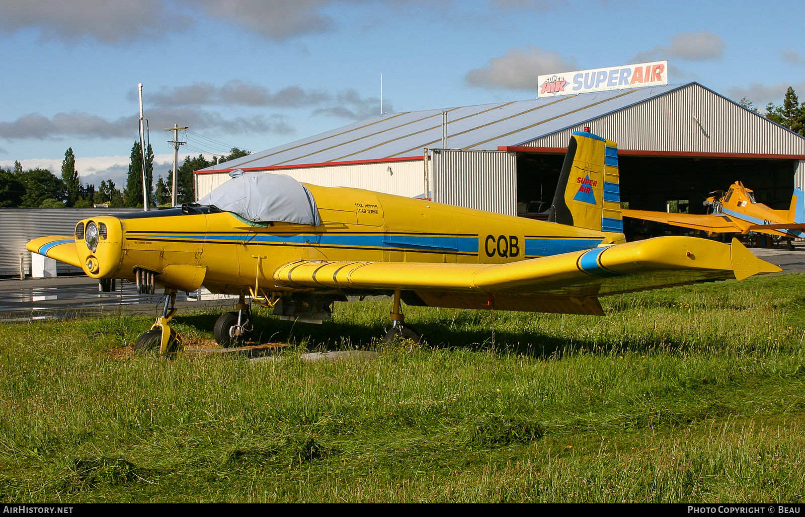 Aircraft Photo of ZK-CQB / CQB | Air Parts Fletcher FU-24-950M | Superair | AirHistory.net #363895