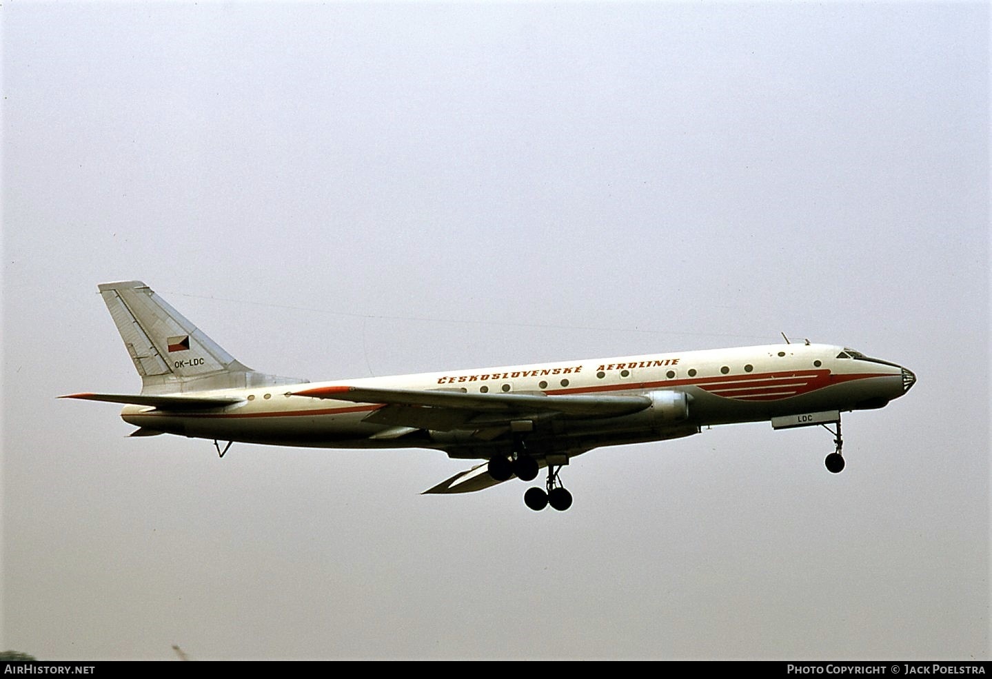 Aircraft Photo of OK-LDC | Tupolev Tu-104A | ČSA - Československé Aerolinie - Czechoslovak Airlines | AirHistory.net #363939