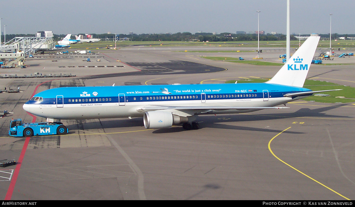 Aircraft Photo of PH-BZC | Boeing 767-306/ER | KLM - Royal Dutch Airlines | AirHistory.net #363954