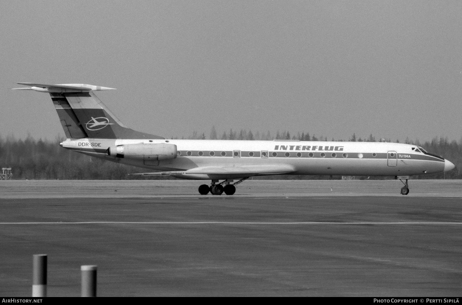 Aircraft Photo of DDR-SDE | Tupolev Tu-134AK | Interflug | AirHistory.net #363984